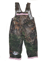 Camo girls Bib overalls