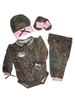 Camo Long Sleeved Onesie