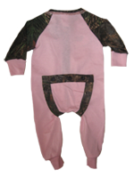 Pink/Camo infant sleeper